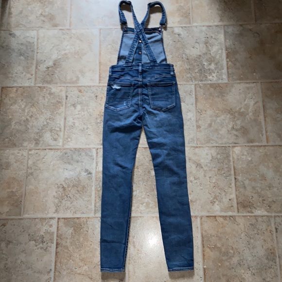American Eagle AE Next Level Stretch Overalls 2 long - Picture 7 of 9